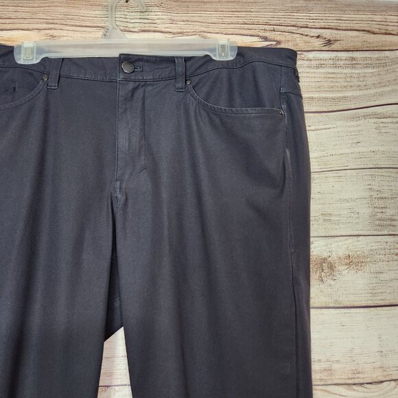 Lululemon Men's Everyday Pant Black Size 34 Golf Walking Casual Pockets Zipper - Picture 6 of 15